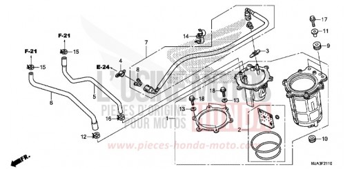 FUEL PUMP (VT750C/C2S/CA/CS) VT750C2SD de 2013